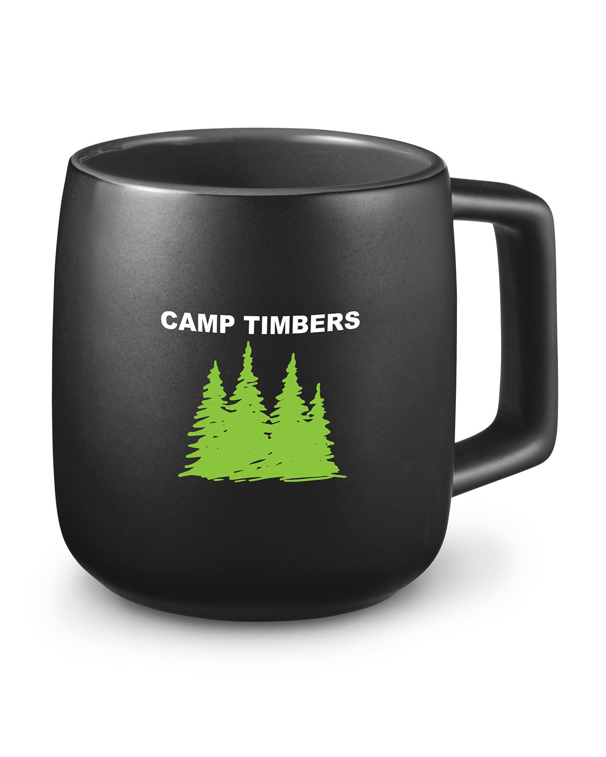 15 oz Geo Square Handle Ceramic Mug 12