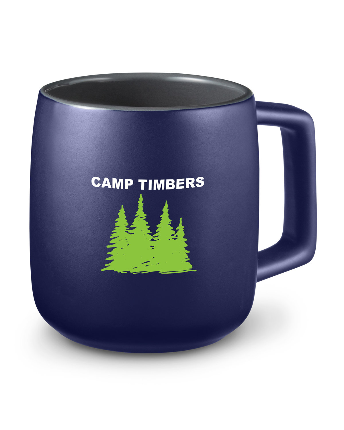 15 oz Geo Square Handle Ceramic Mug 17