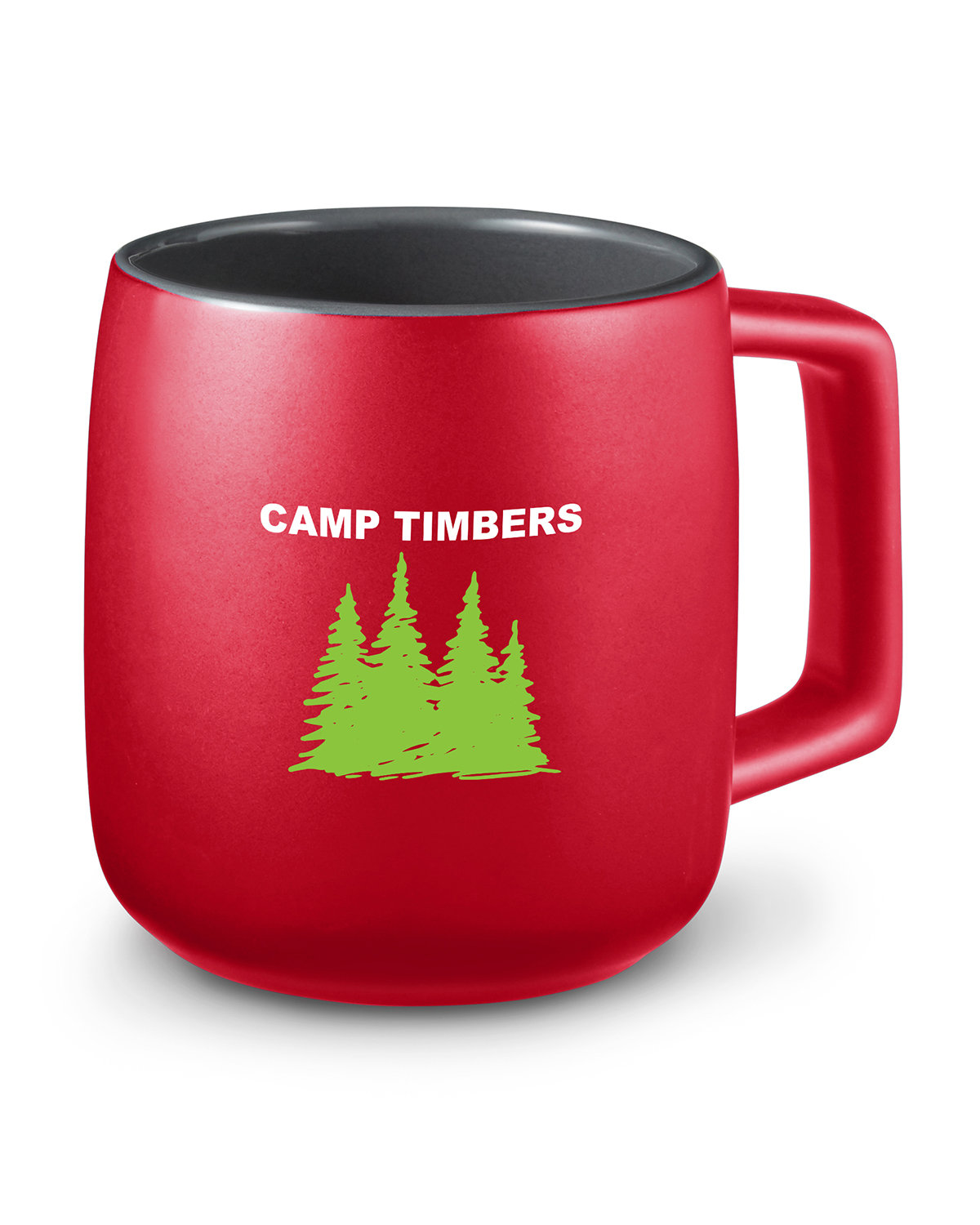 15 oz Geo Square Handle Ceramic Mug 14