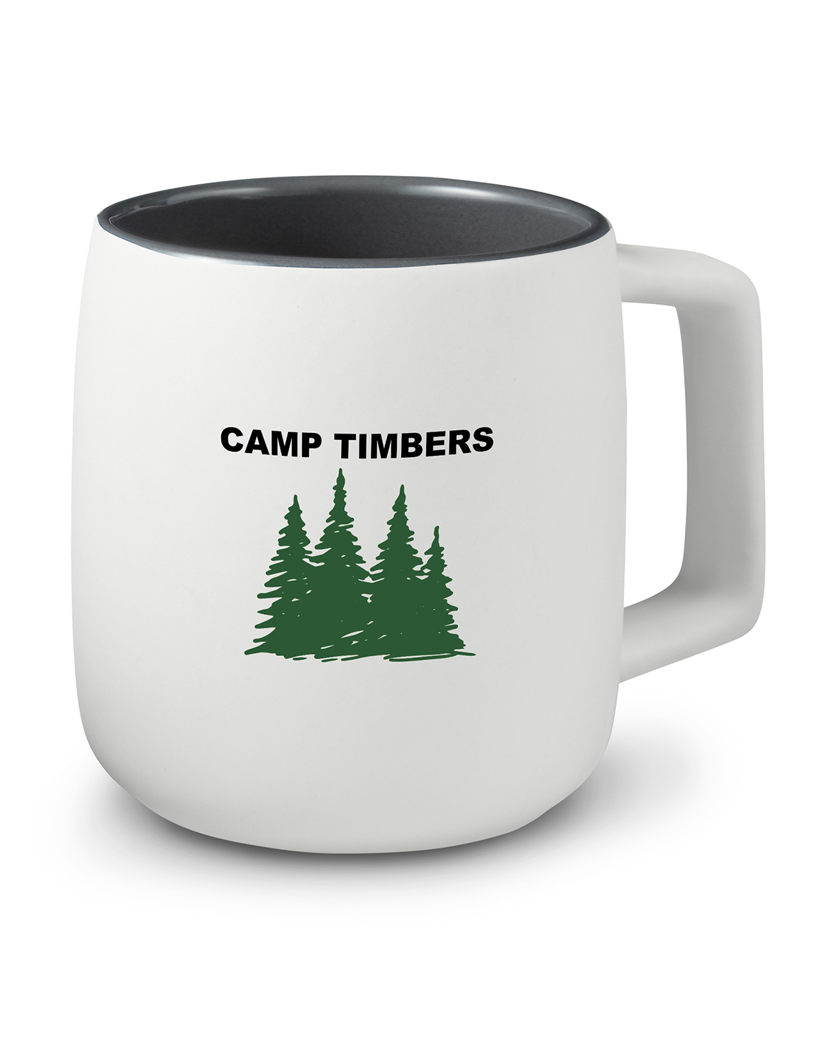 15 oz Geo Square Handle Ceramic Mug 8