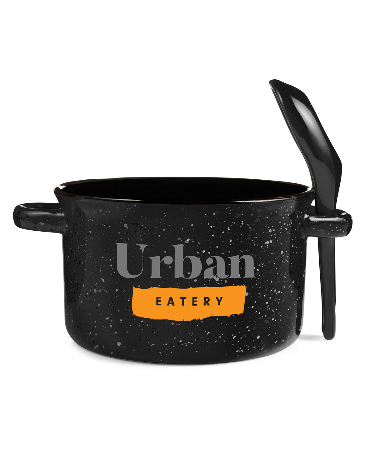 Campfire 20 oz Ceramic Soup Bowl With Spoon 30