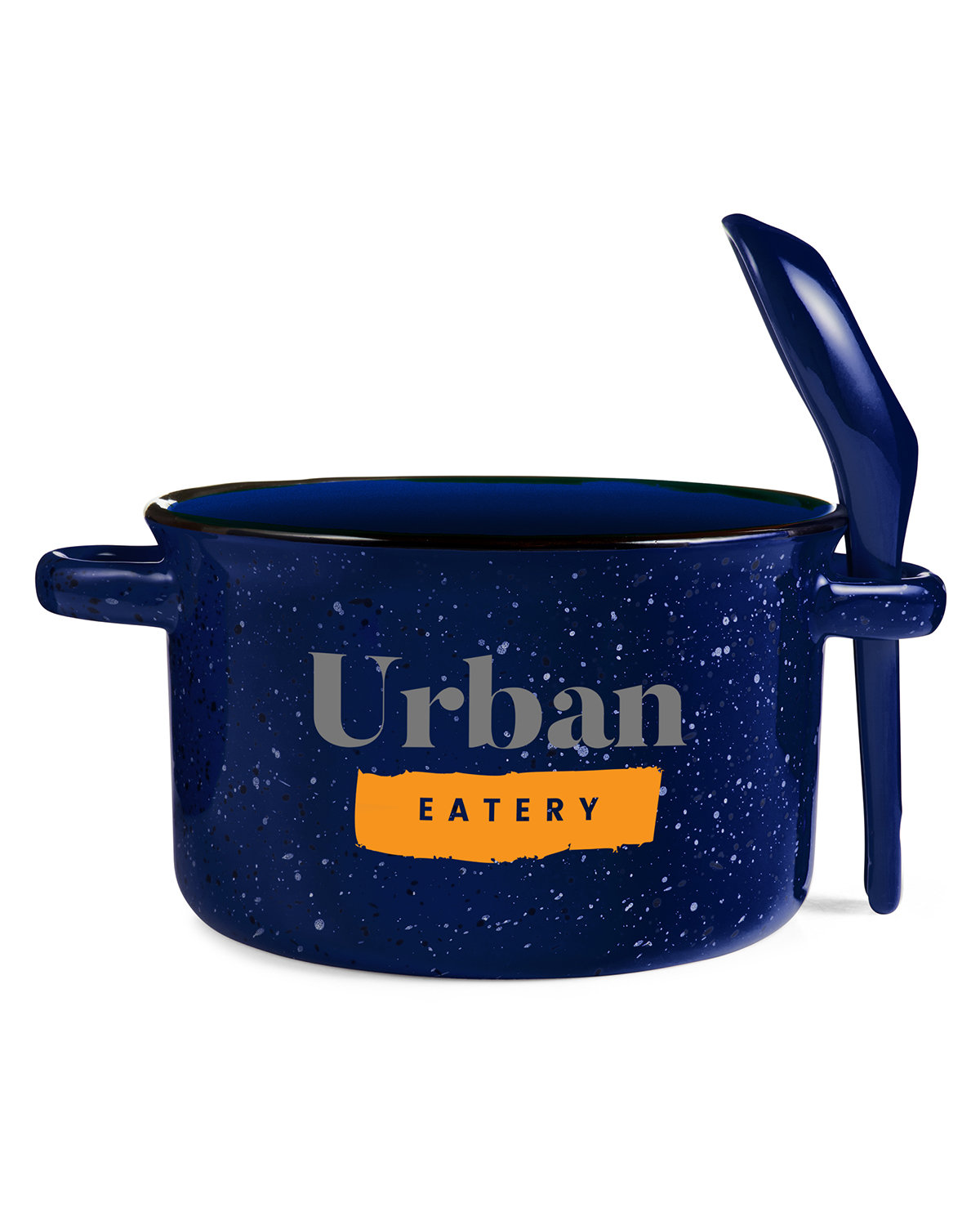 Campfire 20 oz Ceramic Soup Bowl With Spoon 13