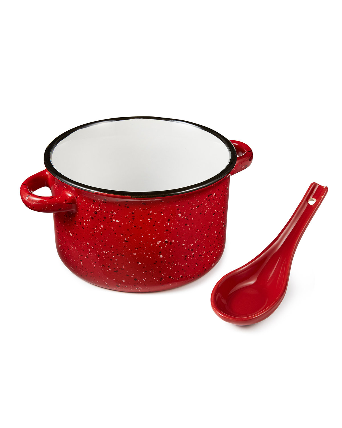 Campfire 20 oz Ceramic Soup Bowl With Spoon 32