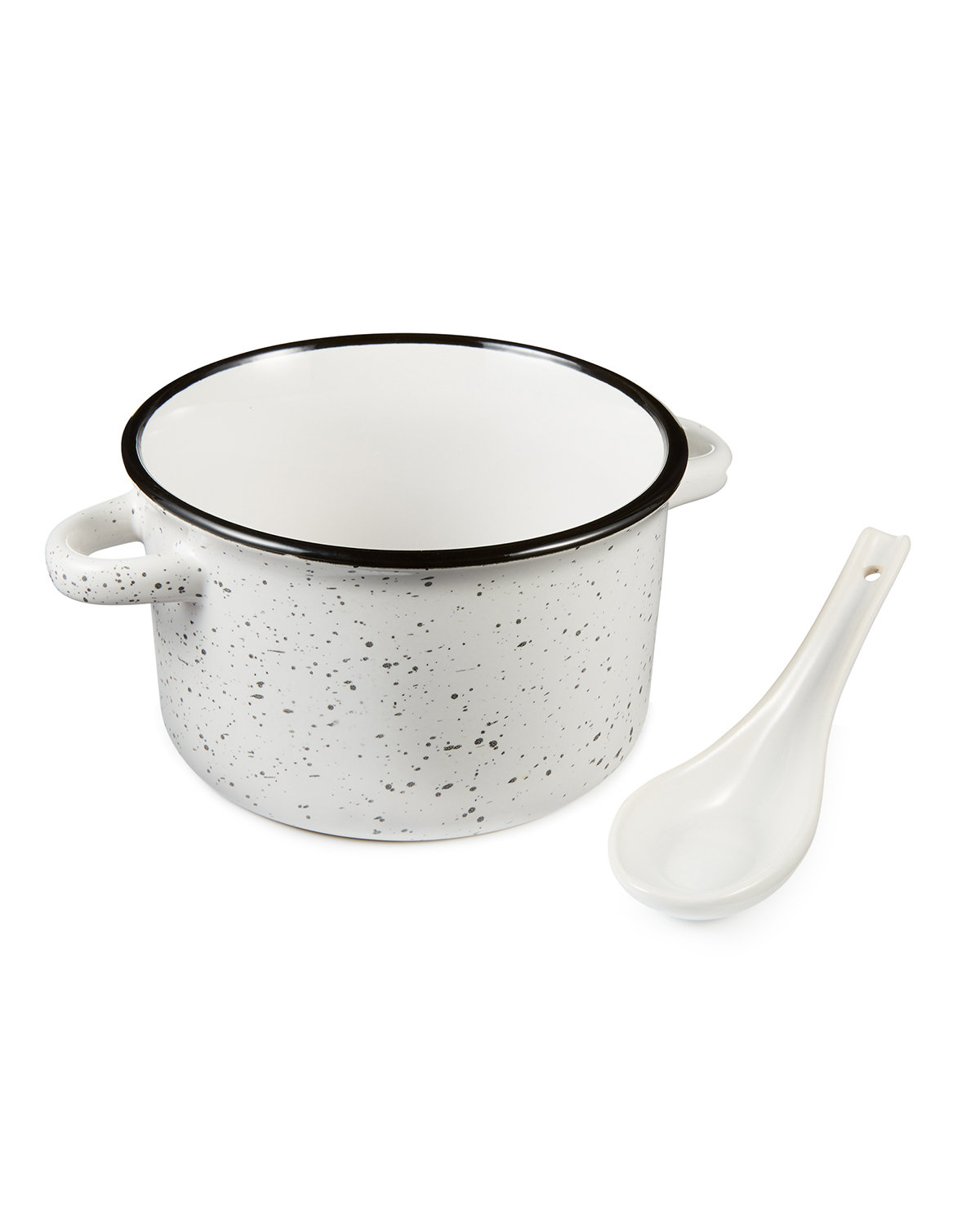 Campfire 20 oz Ceramic Soup Bowl With Spoon 33