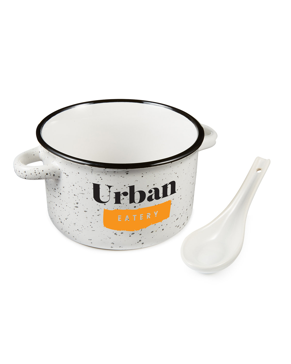 Campfire 20 oz Ceramic Soup Bowl With Spoon 29