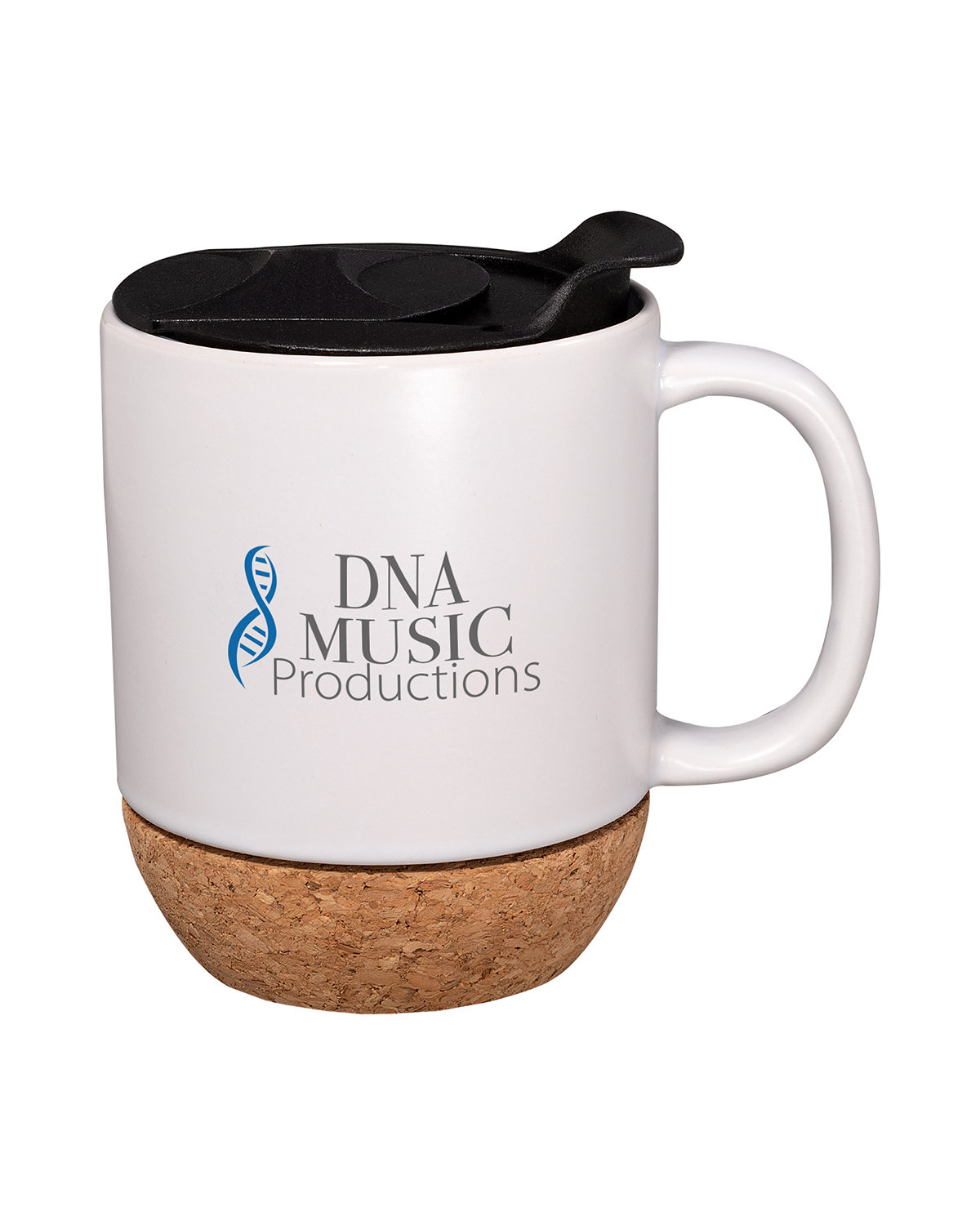 14 oz. Ceramic Mug With Cork Base. 6
