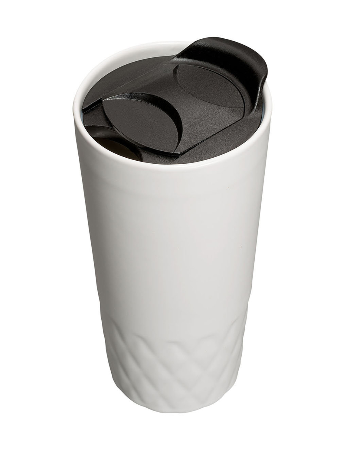 14 oz Double Wall Ceramic Textured Tumbler 13