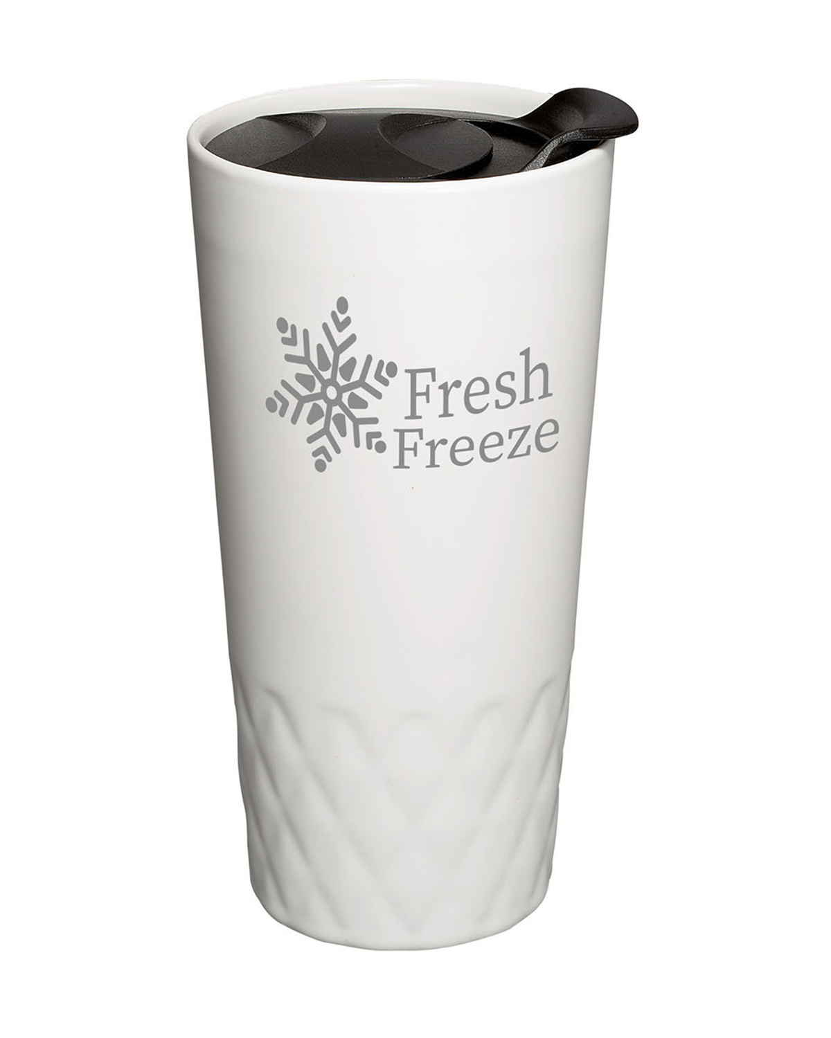14 oz Double Wall Ceramic Textured Tumbler 11