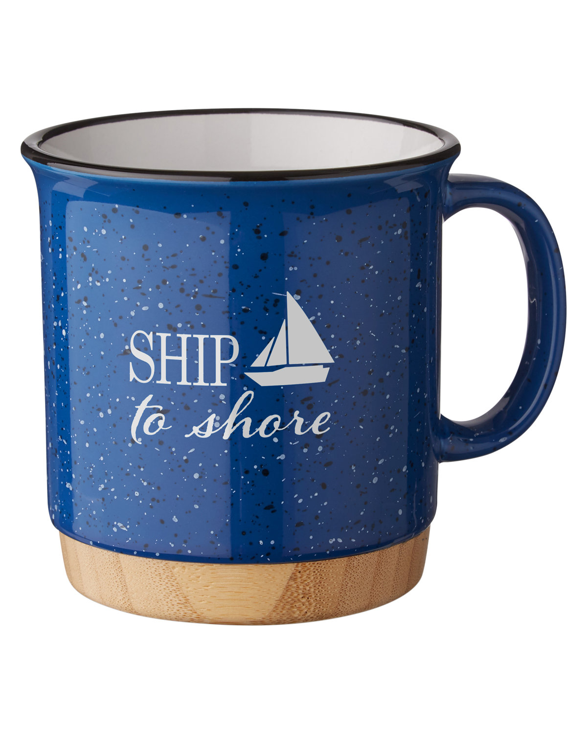 15 oz Campfire Mug With Bamboo Base 2