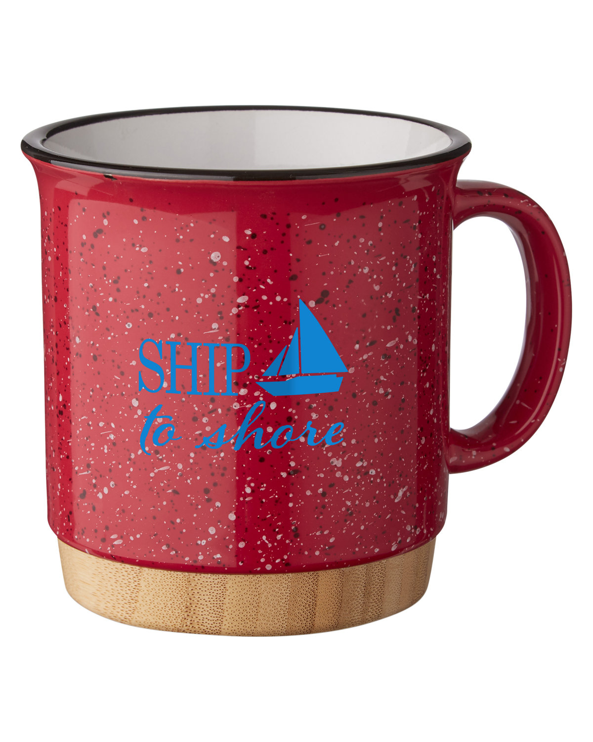 15 oz Campfire Mug With Bamboo Base 4