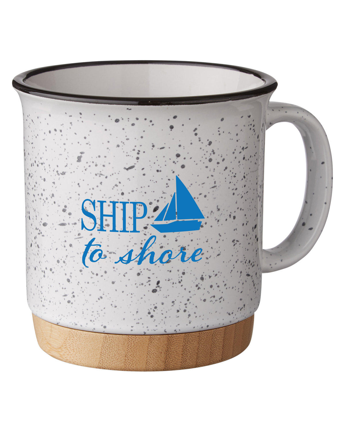 15 oz Campfire Mug With Bamboo Base 9