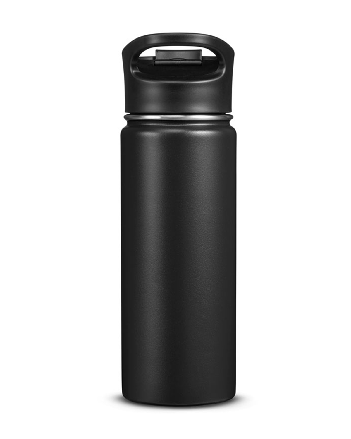 18 oz Double-Wall Vacuum Bottle With Sip-Thru Top 18