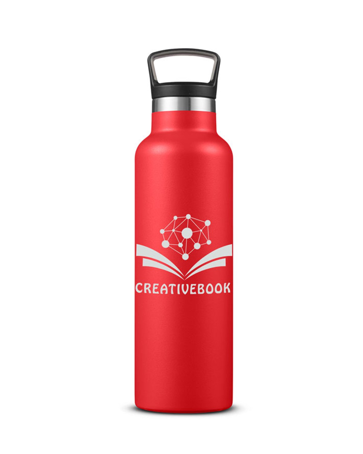 21 oz Double-Wall Vacuum Bottle With Loop Top, custom water bottle with logo imprint 10