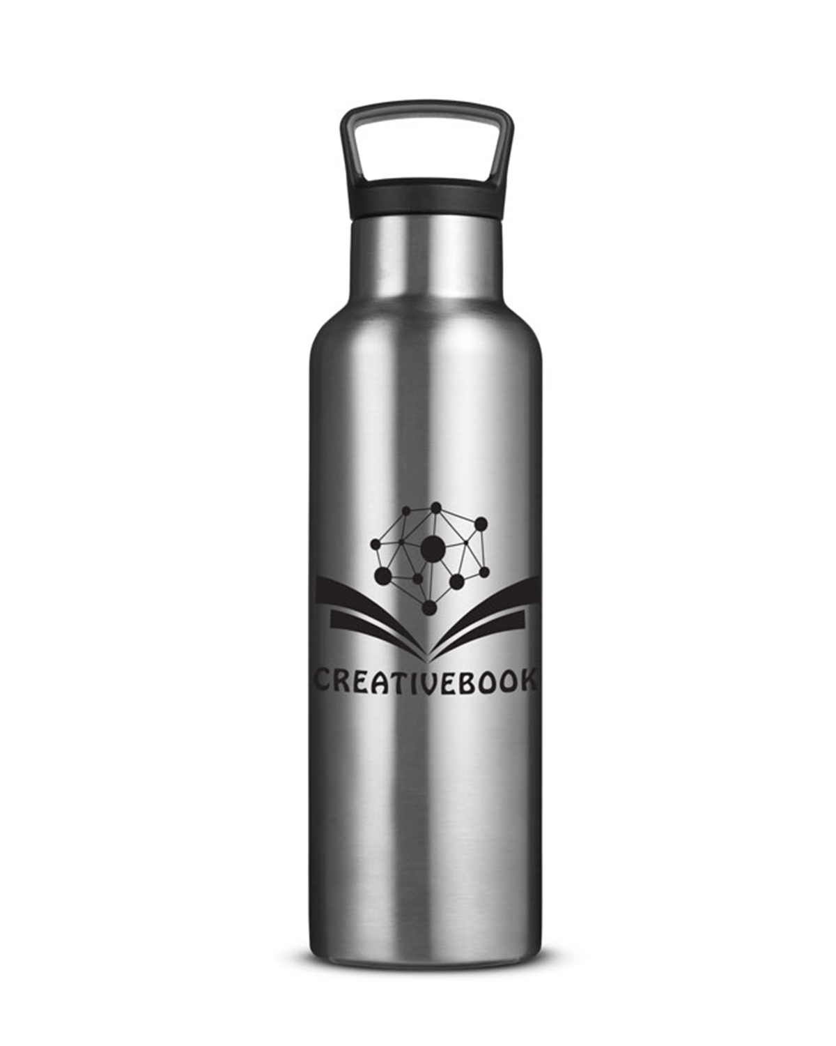 21 oz Double-Wall Vacuum Bottle With Loop Top, custom water bottle with logo imprint 8