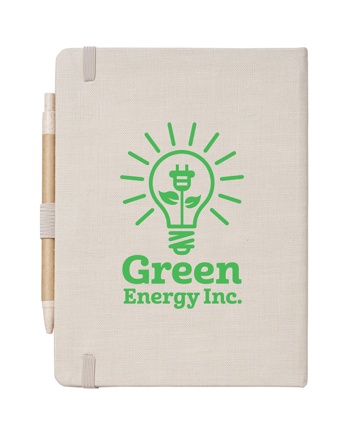 Hemp Journal Notebook & Pen 6" x 8.0125" 13