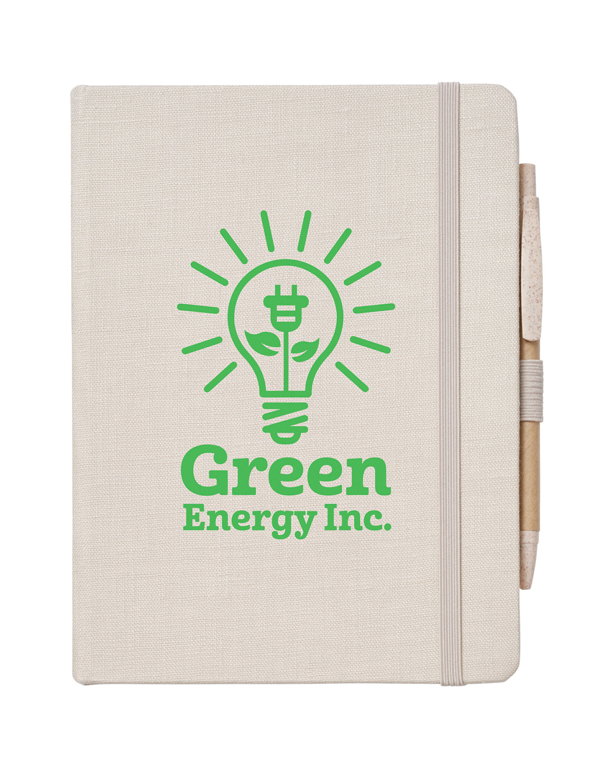 Hemp Journal Notebook & Pen 6" x 8.0125" 10