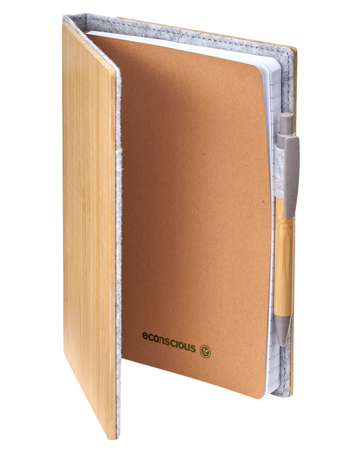 Grove Refillable Bamboo Notebook & Pen 7