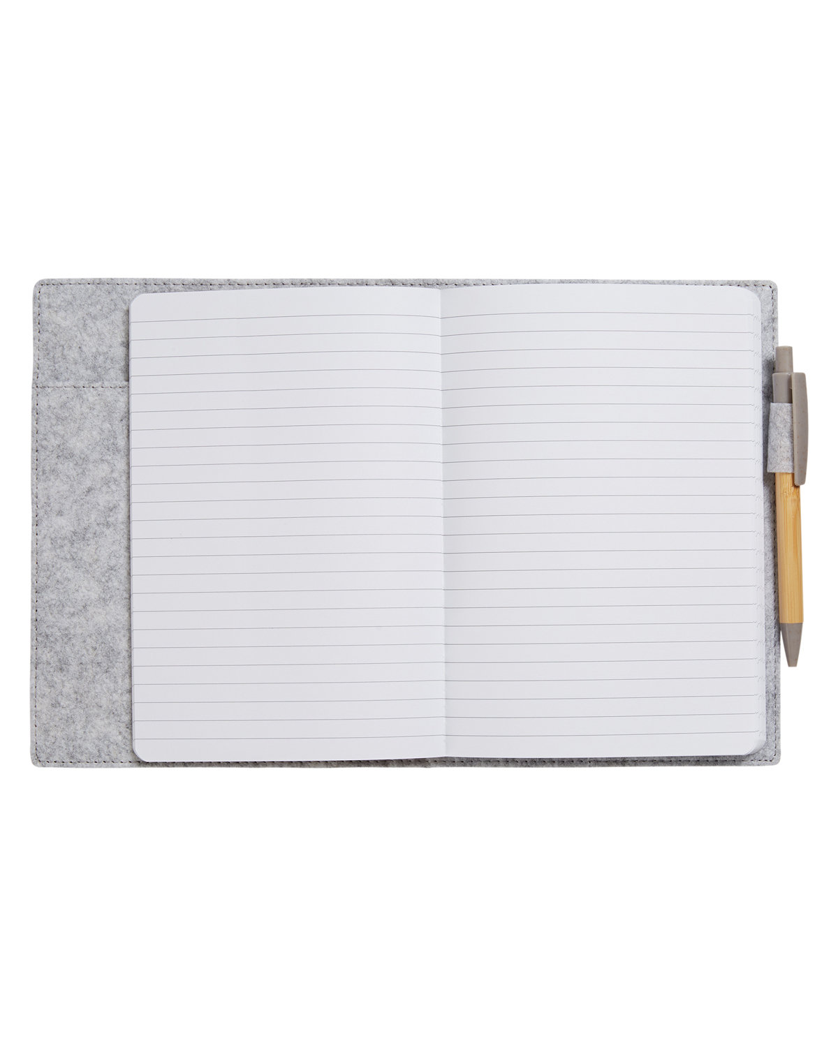 Grove Refillable Bamboo Notebook & Pen 6