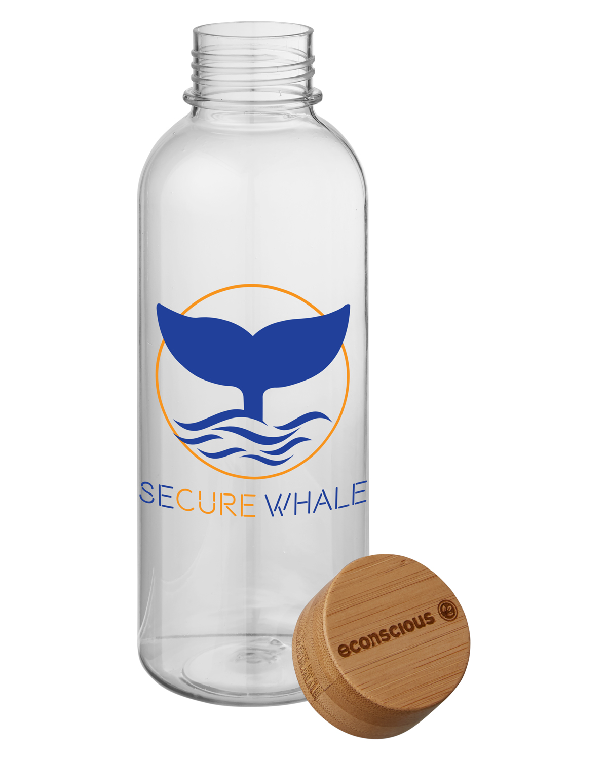 22 oz Hydration Bottle With Bamboo Lid, custom water bottle with logo imprint 10