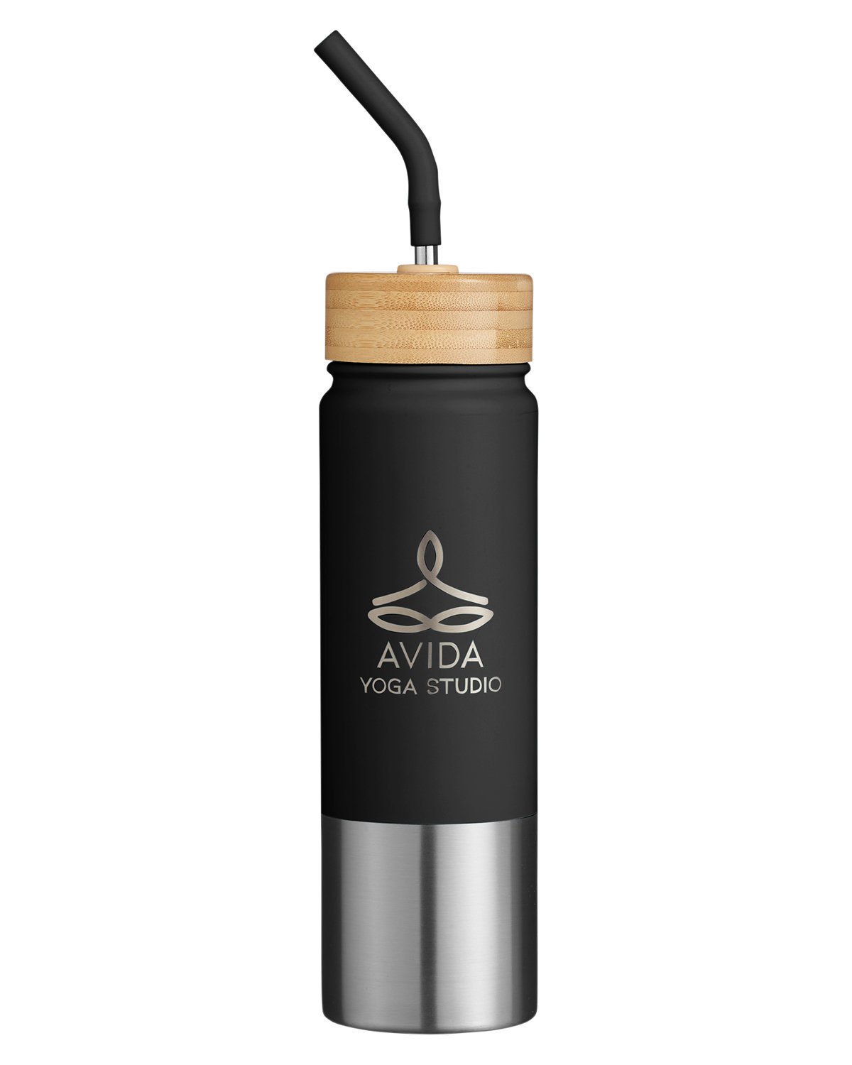 Playa 24 oz Stainless Steel Tumbler With Bamboo Lid 1