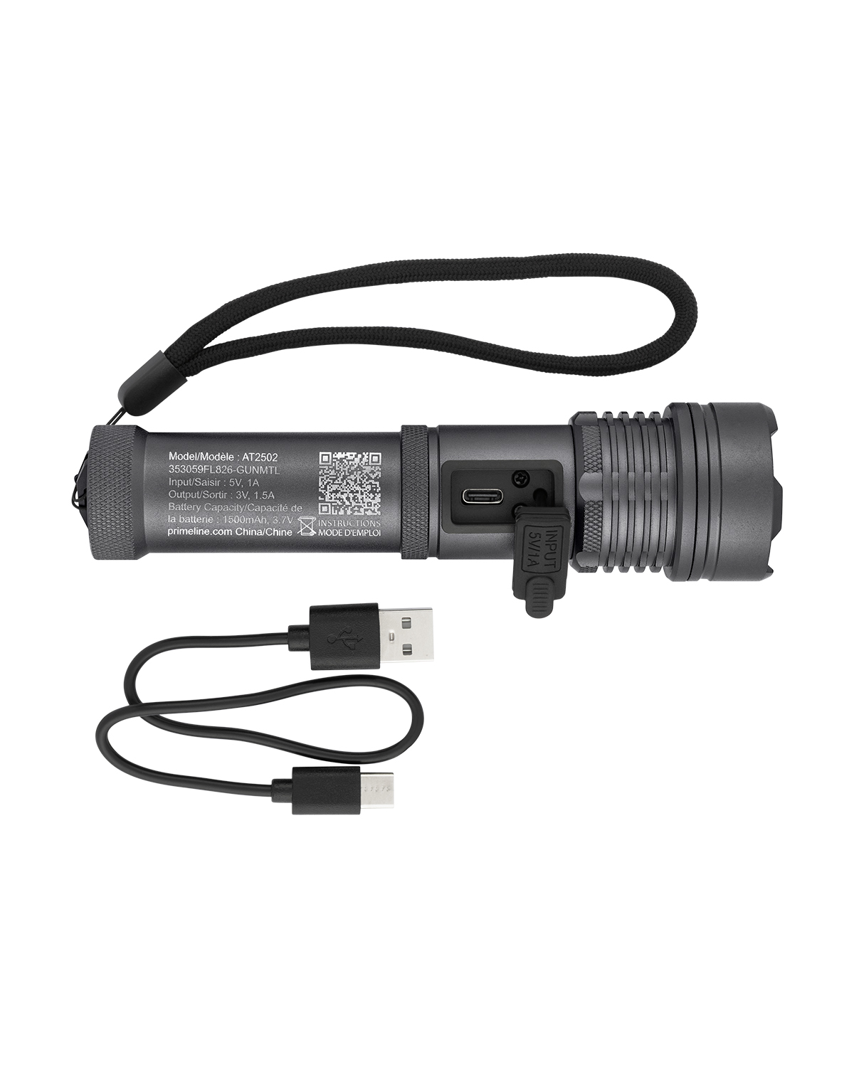 Ozzy Rechargeable Recycled Aluminum Flashlight 14