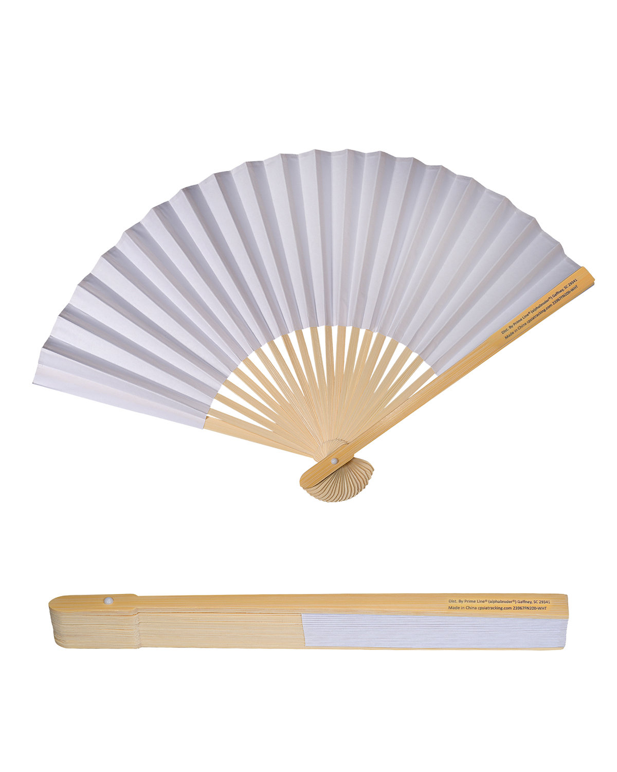 Bamboo Folding Handheld Fan 1