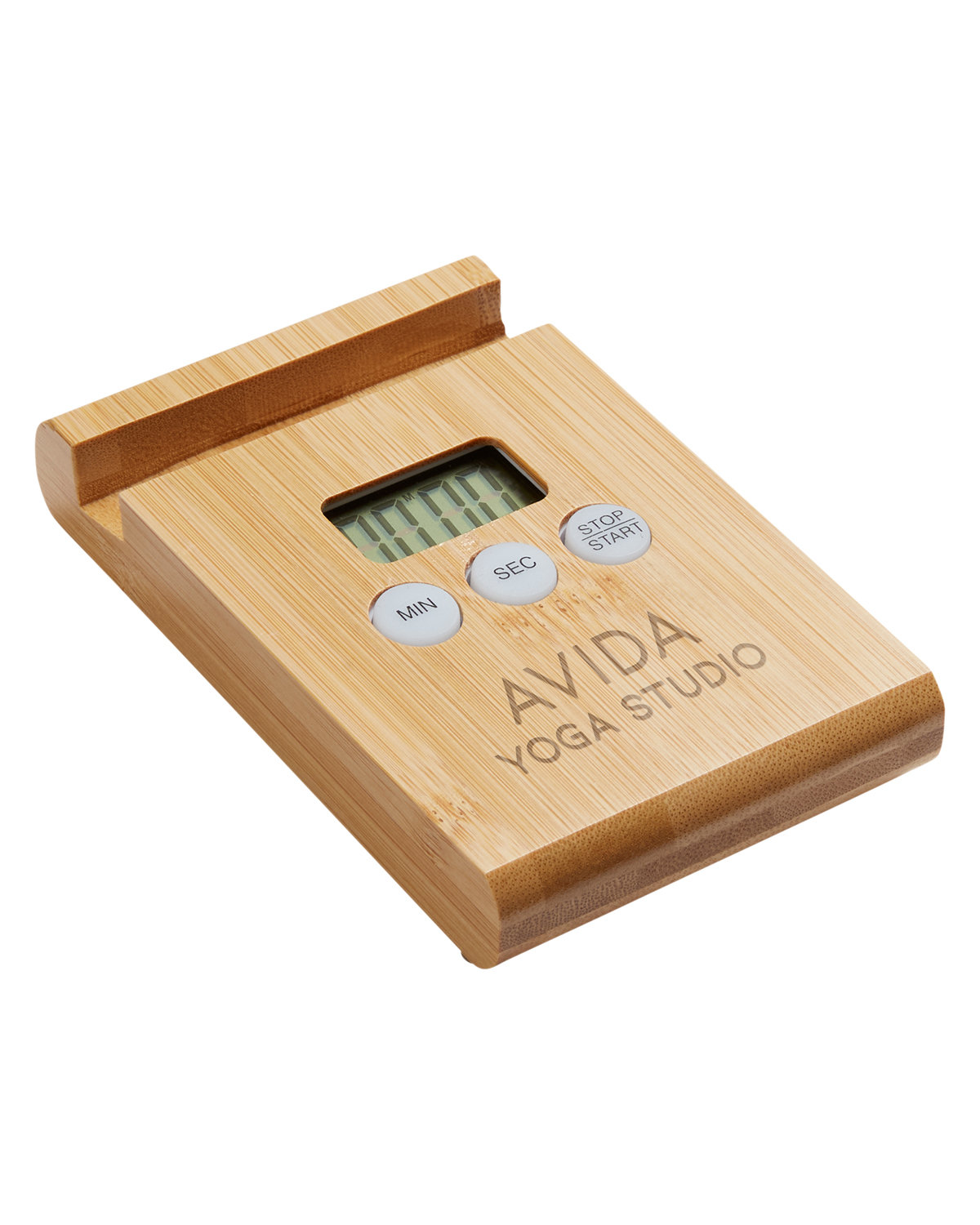 Home & Table Bamboo Timer & Stand 13