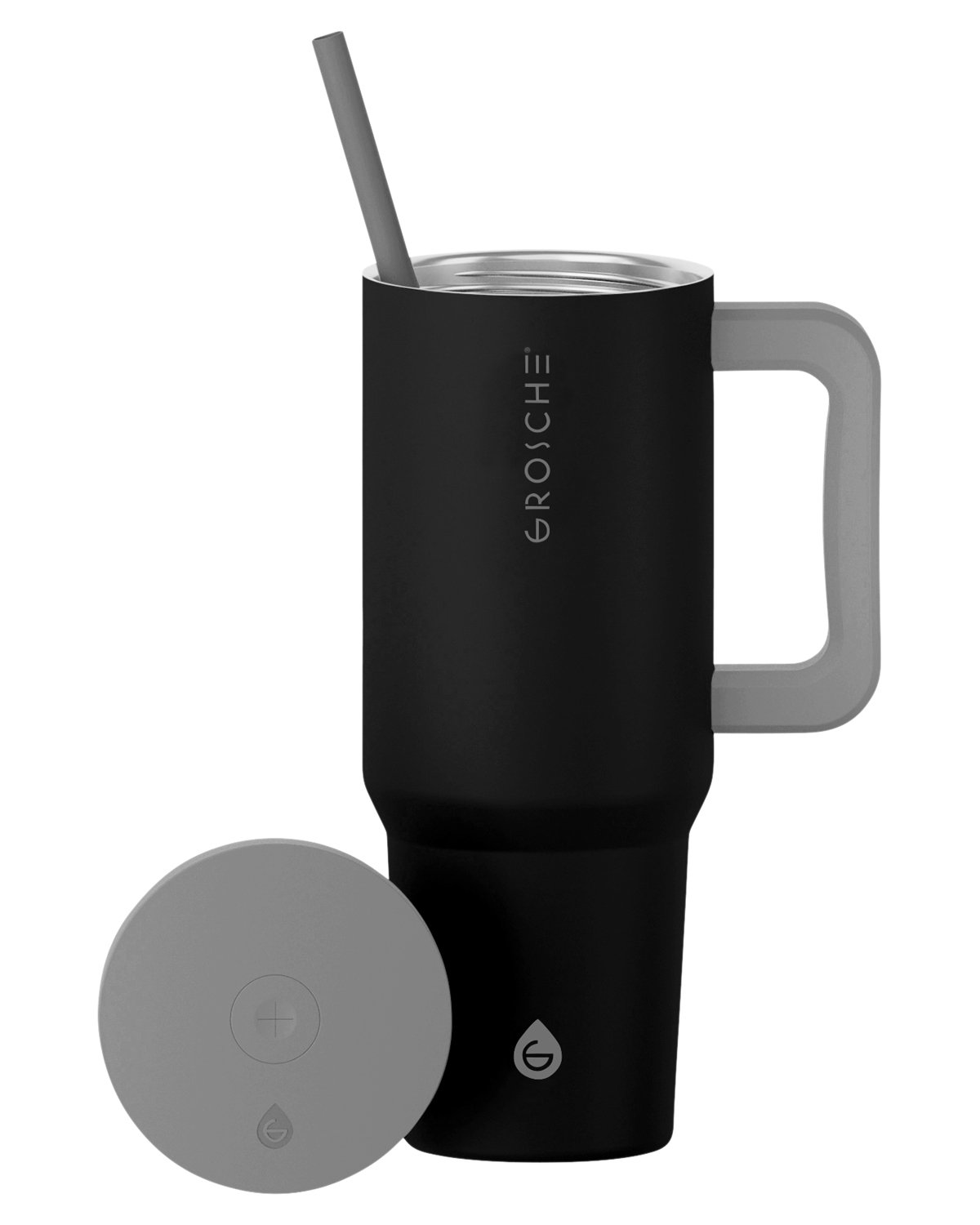 40 oz Aspen Vacuum Insulated Stainless Steel Tumbler With Handle 16