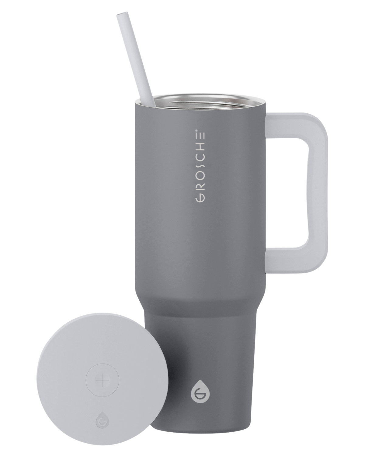 40 oz Aspen Vacuum Insulated Stainless Steel Tumbler With Handle 35