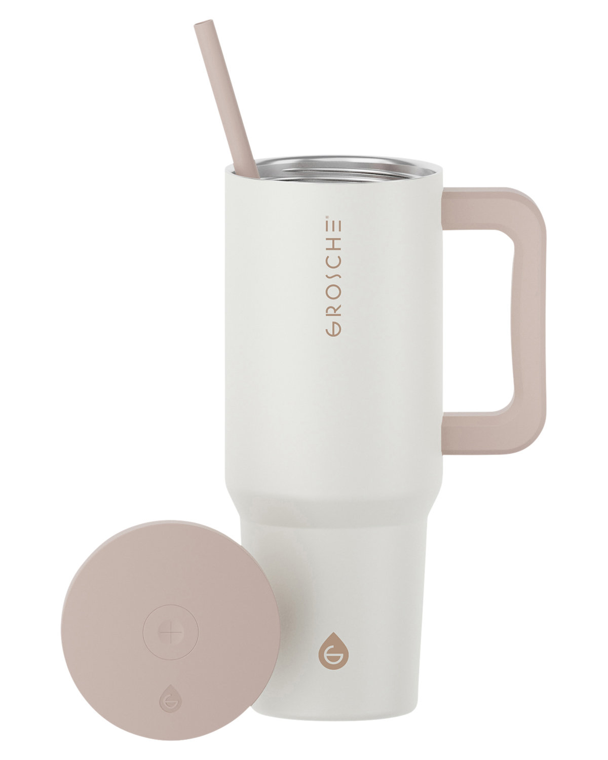 40 oz Aspen Vacuum Insulated Stainless Steel Tumbler With Handle 24