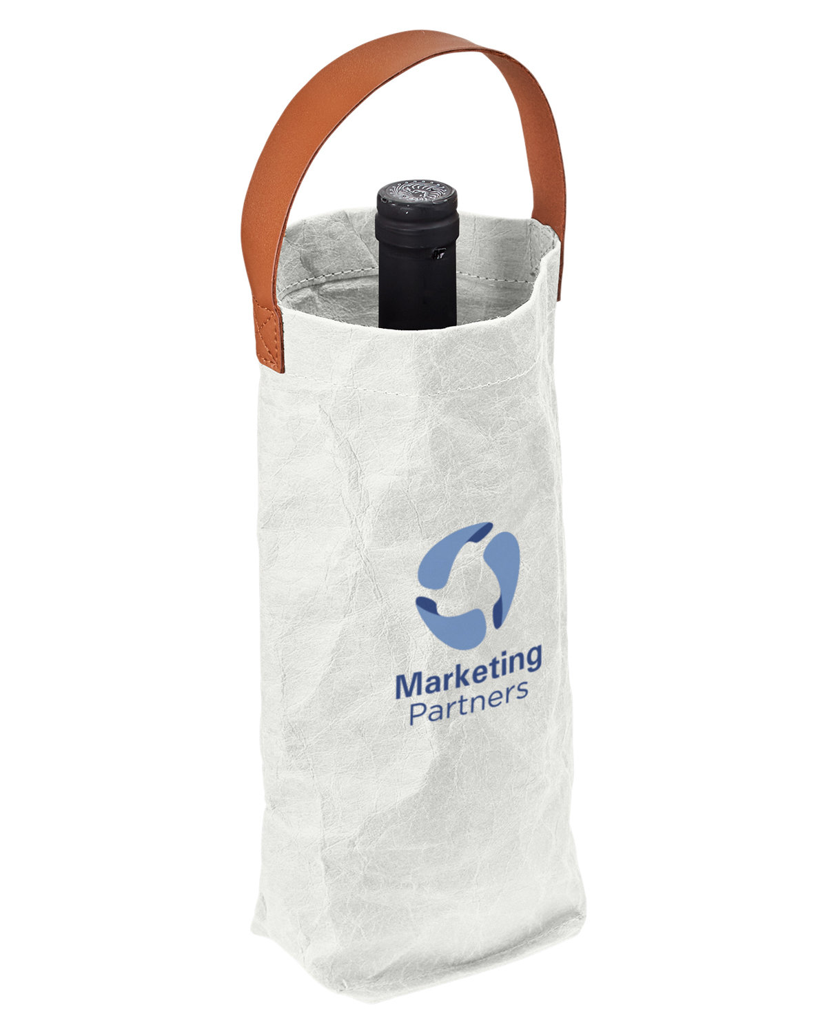 Home & Table Washed Paper Wine Tote Bag. 25
