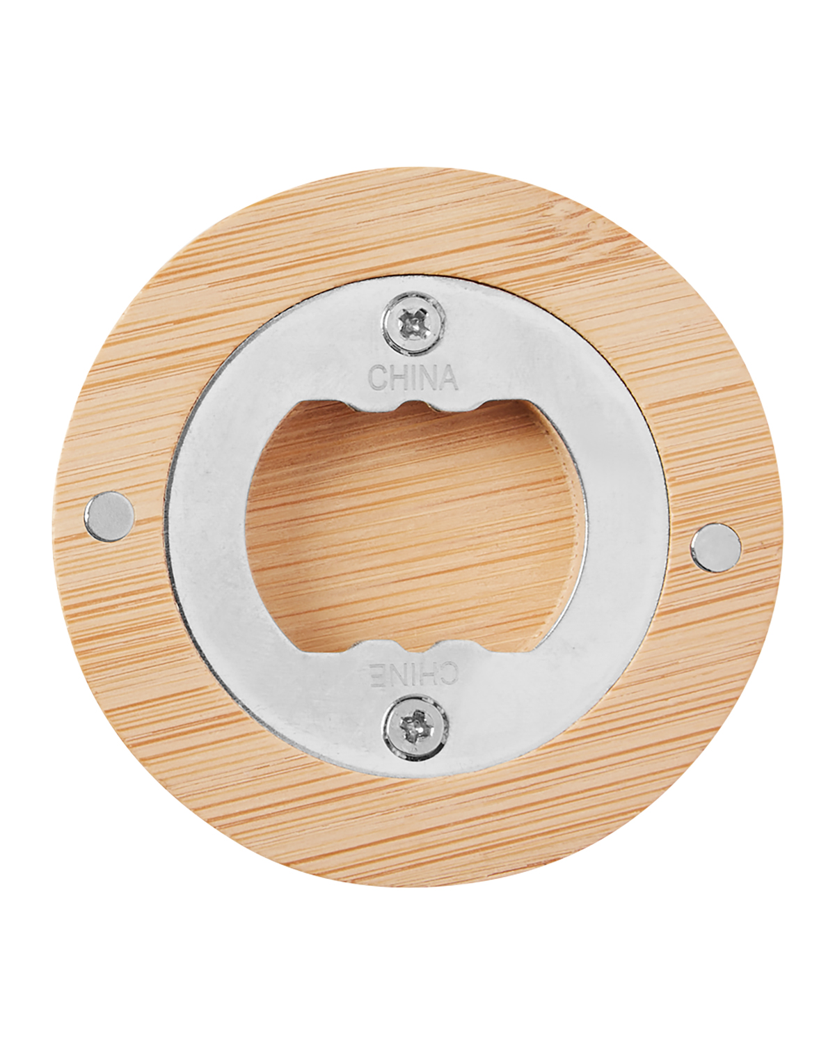Bamboo Bottle Opener With Magnet 13