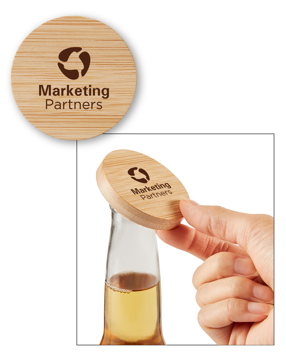 Bamboo Bottle Opener With Magnet 11