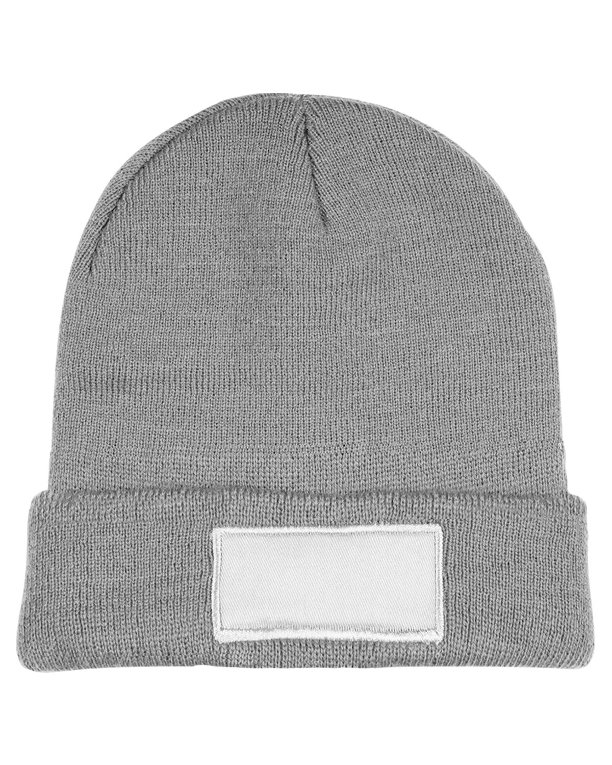 Knit Beanie With Patch 8