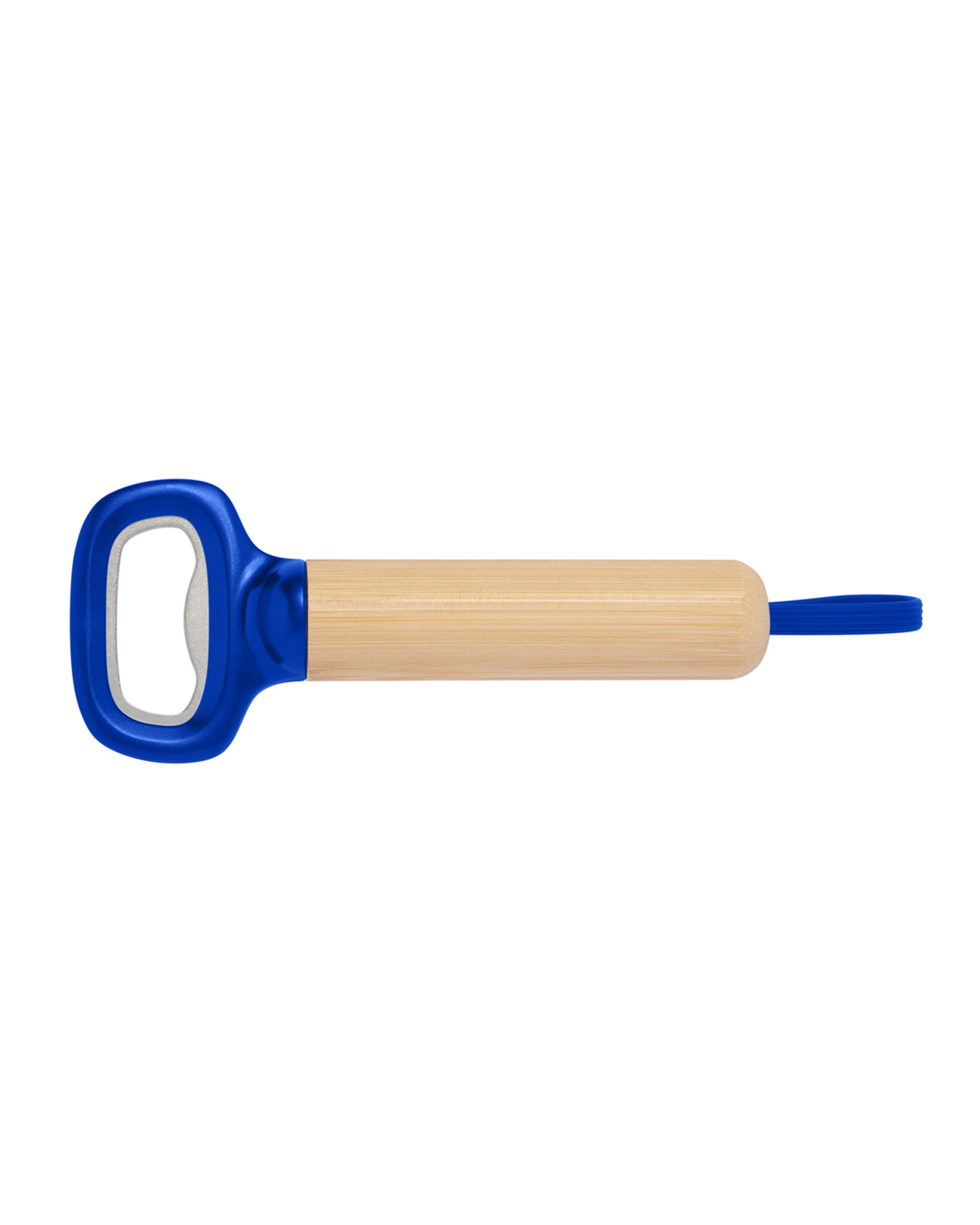 Bamboo Bottle Opener with Silicone Strap 26