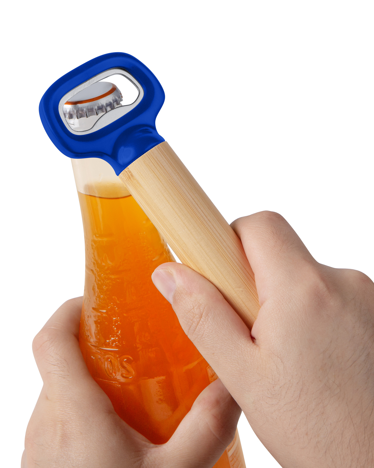 Bamboo Bottle Opener with Silicone Strap 24