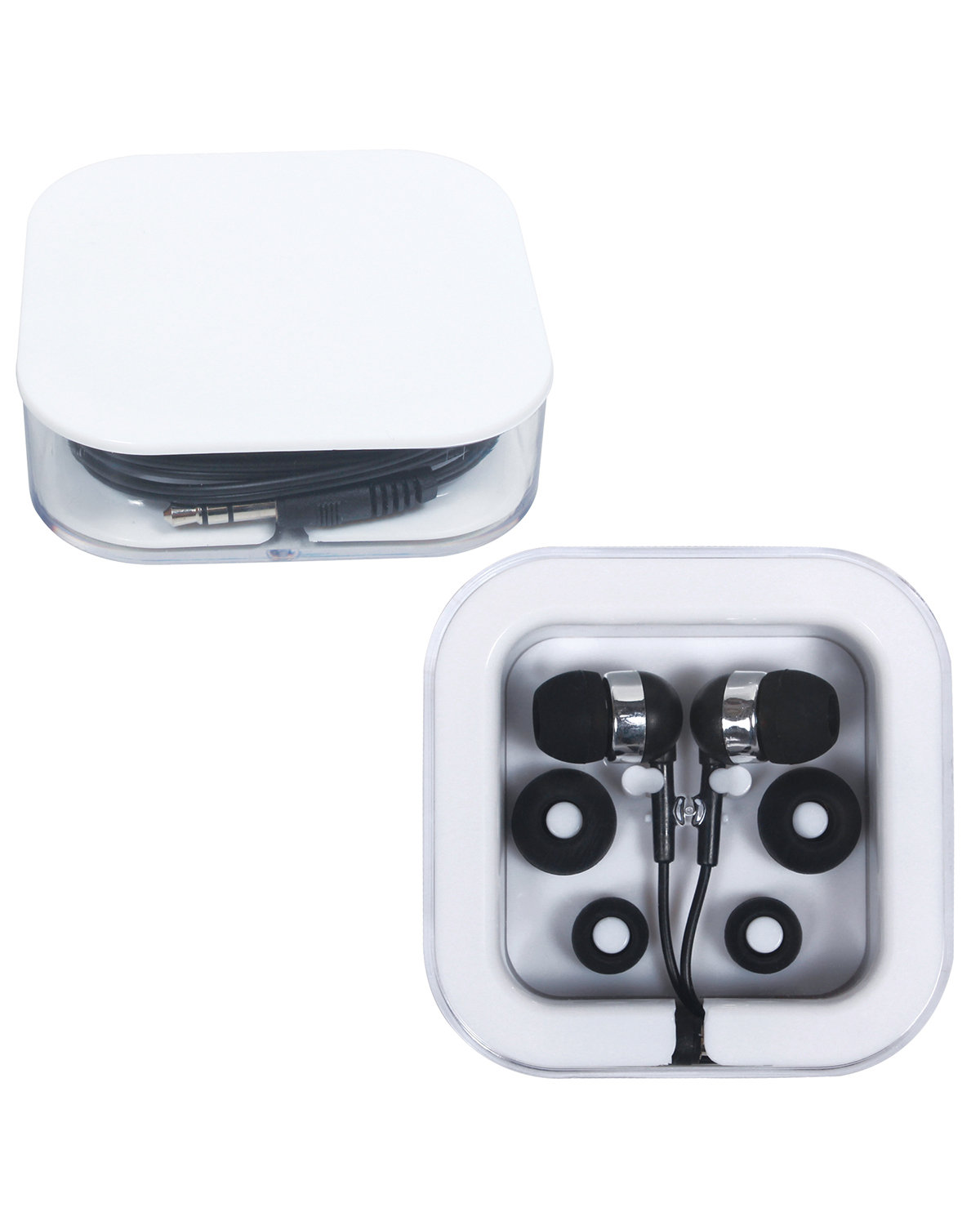 Earbuds In Square Case 9