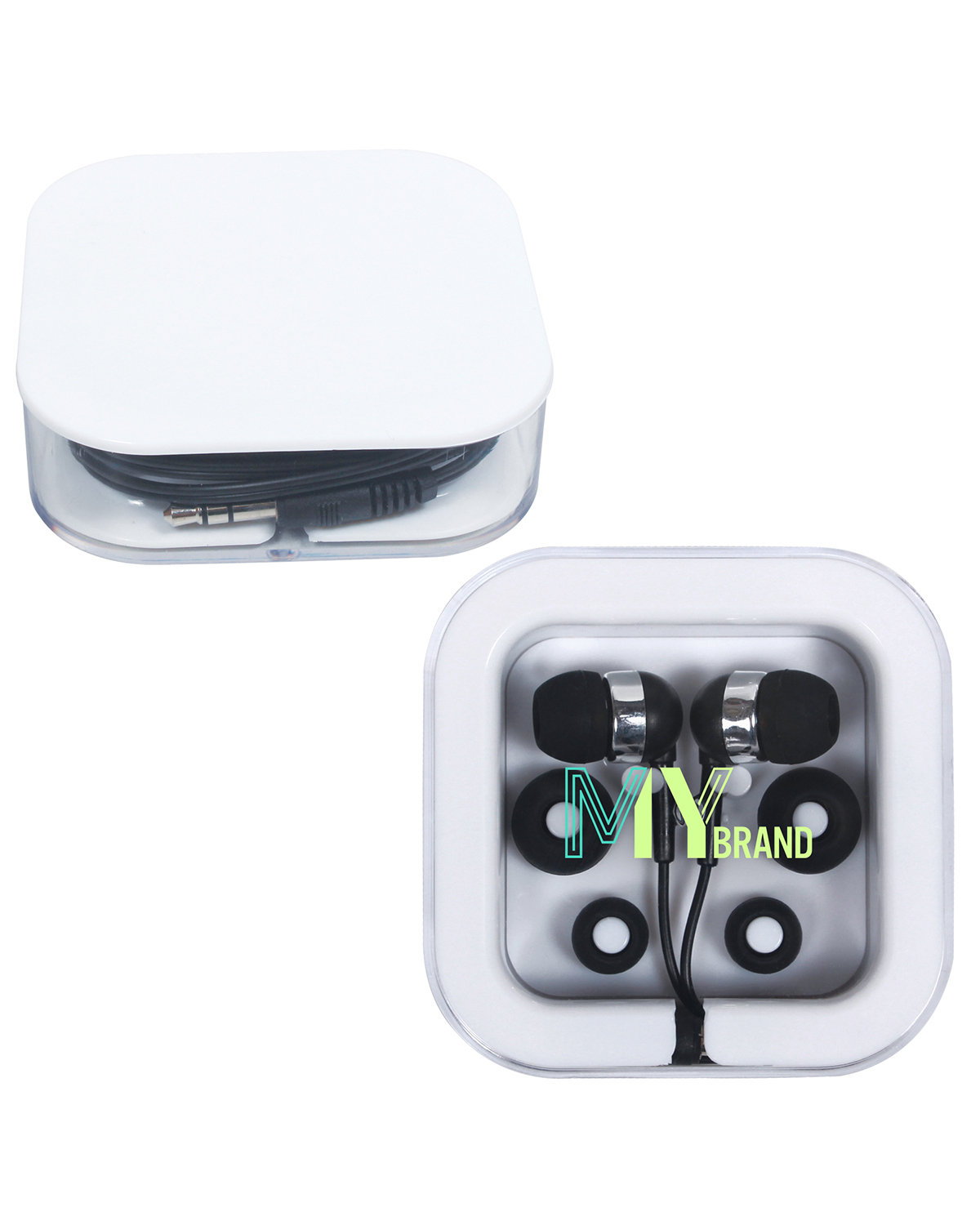 Earbuds In Square Case 7