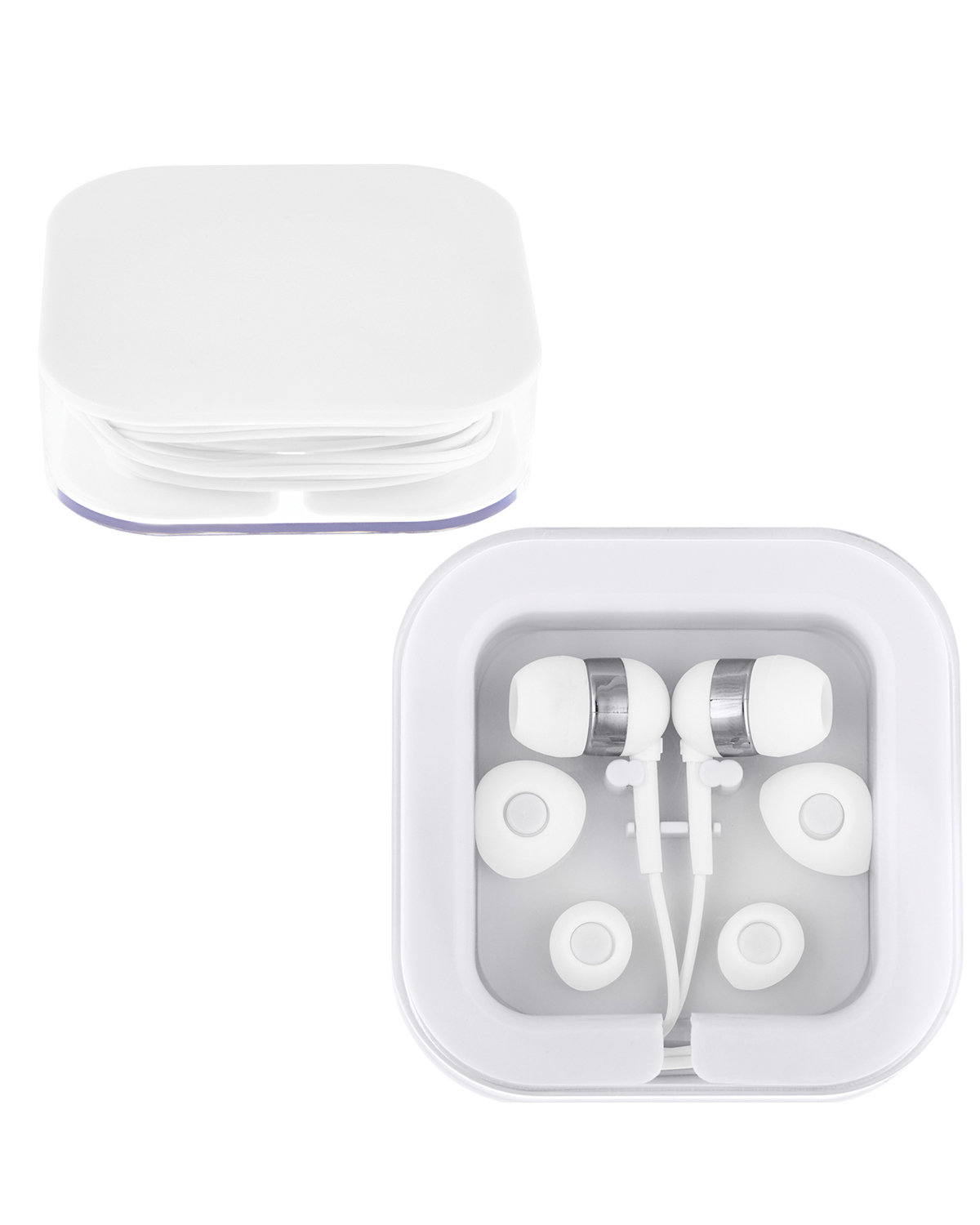 Earbuds In Square Case 13