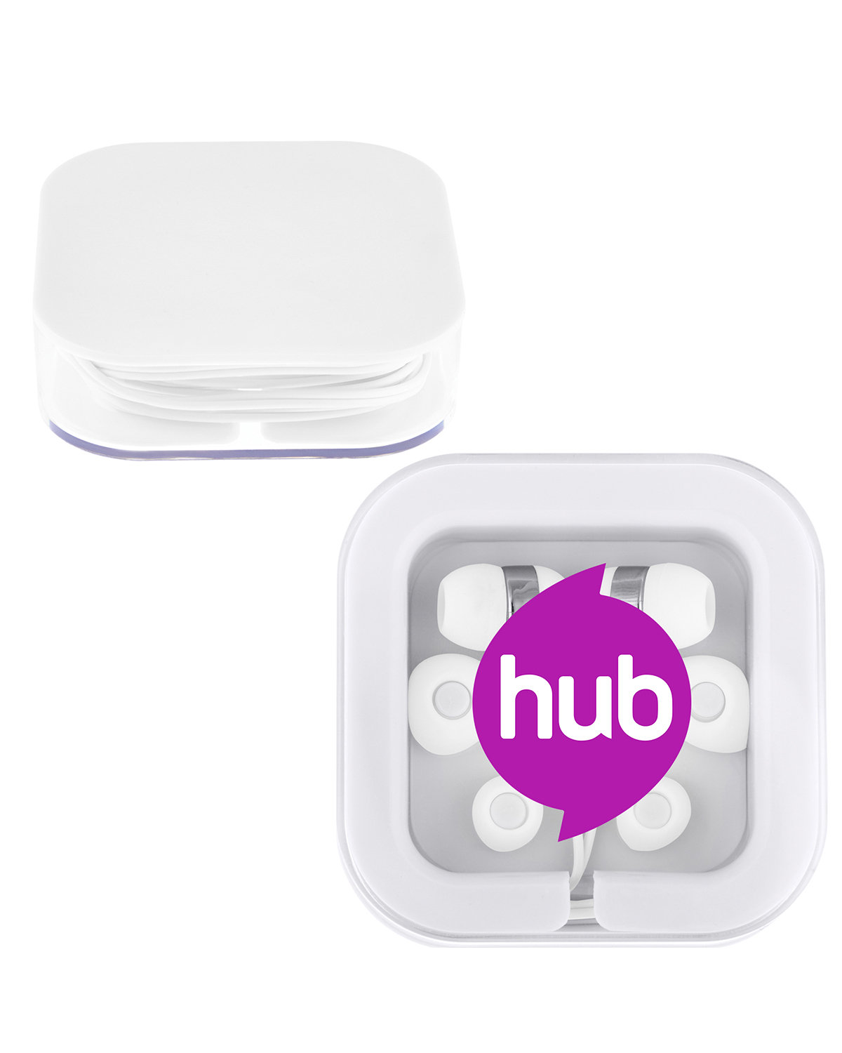 Earbuds In Square Case 10