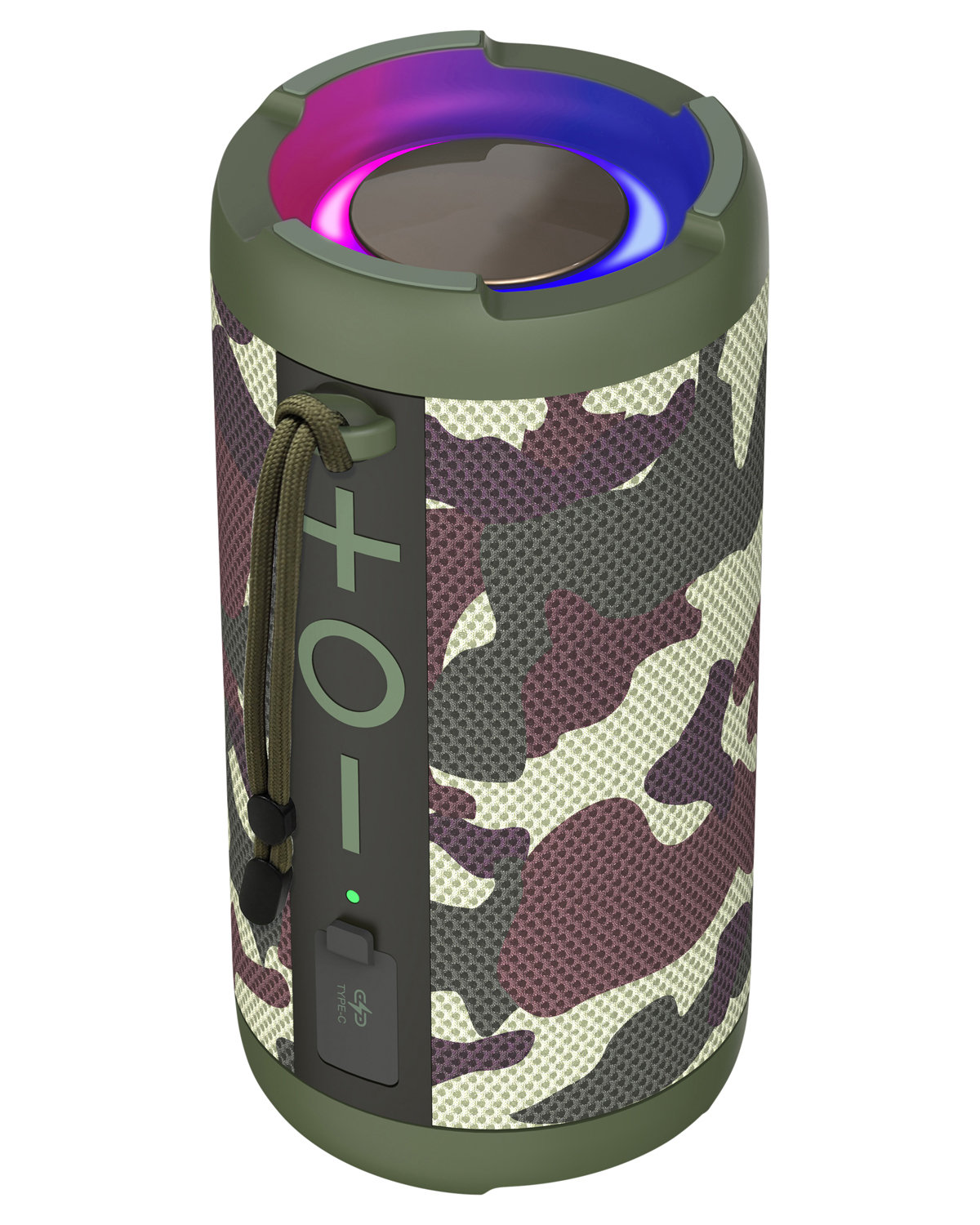 Light-Up-Your-Logo Cordelia Wireless IPX7 Waterproof Speaker 23