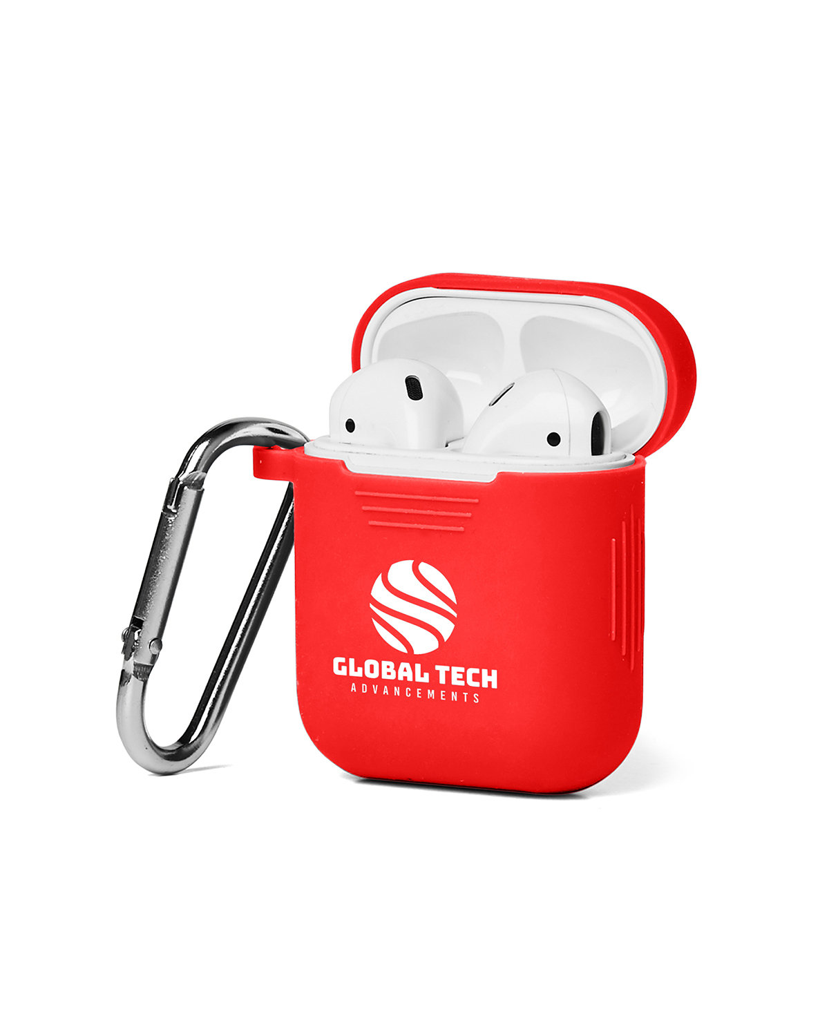 Silicone Earbud Case with Carabiner 16