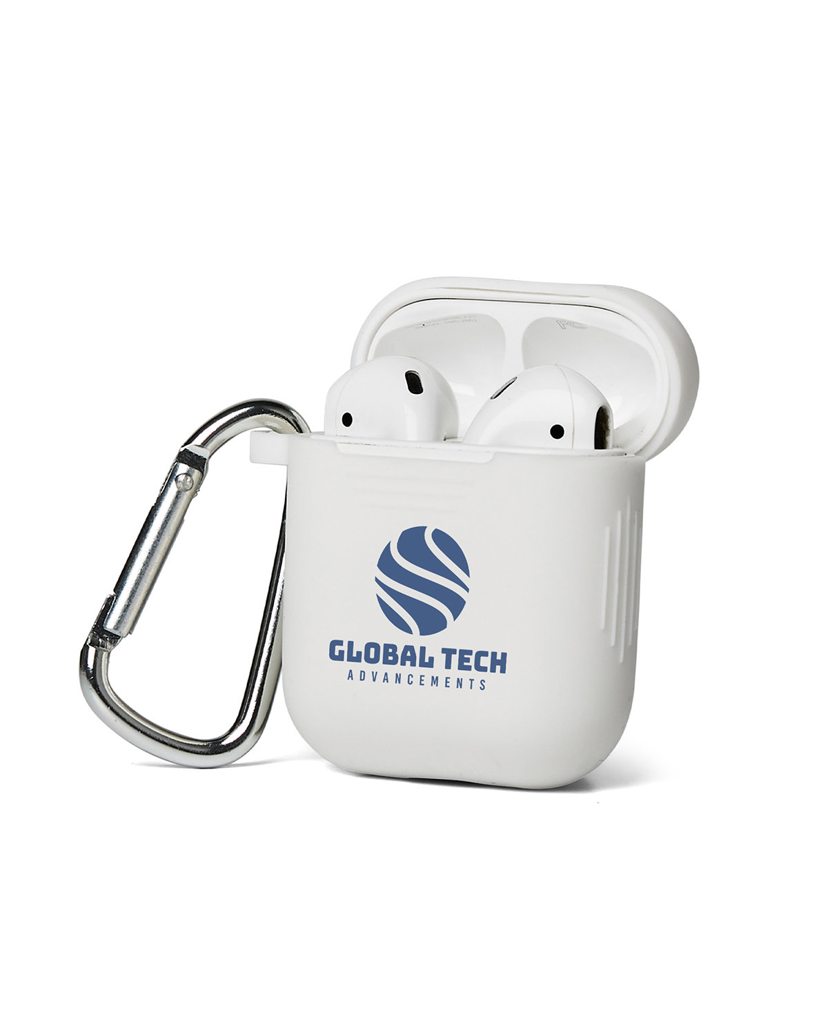 Silicone Earbud Case with Carabiner 30