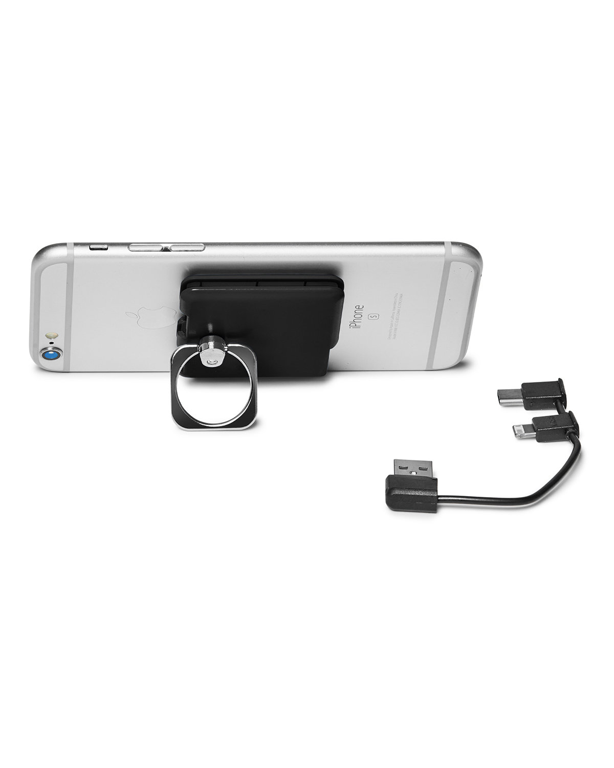 Square Charging Cable and Phone Stand. 25
