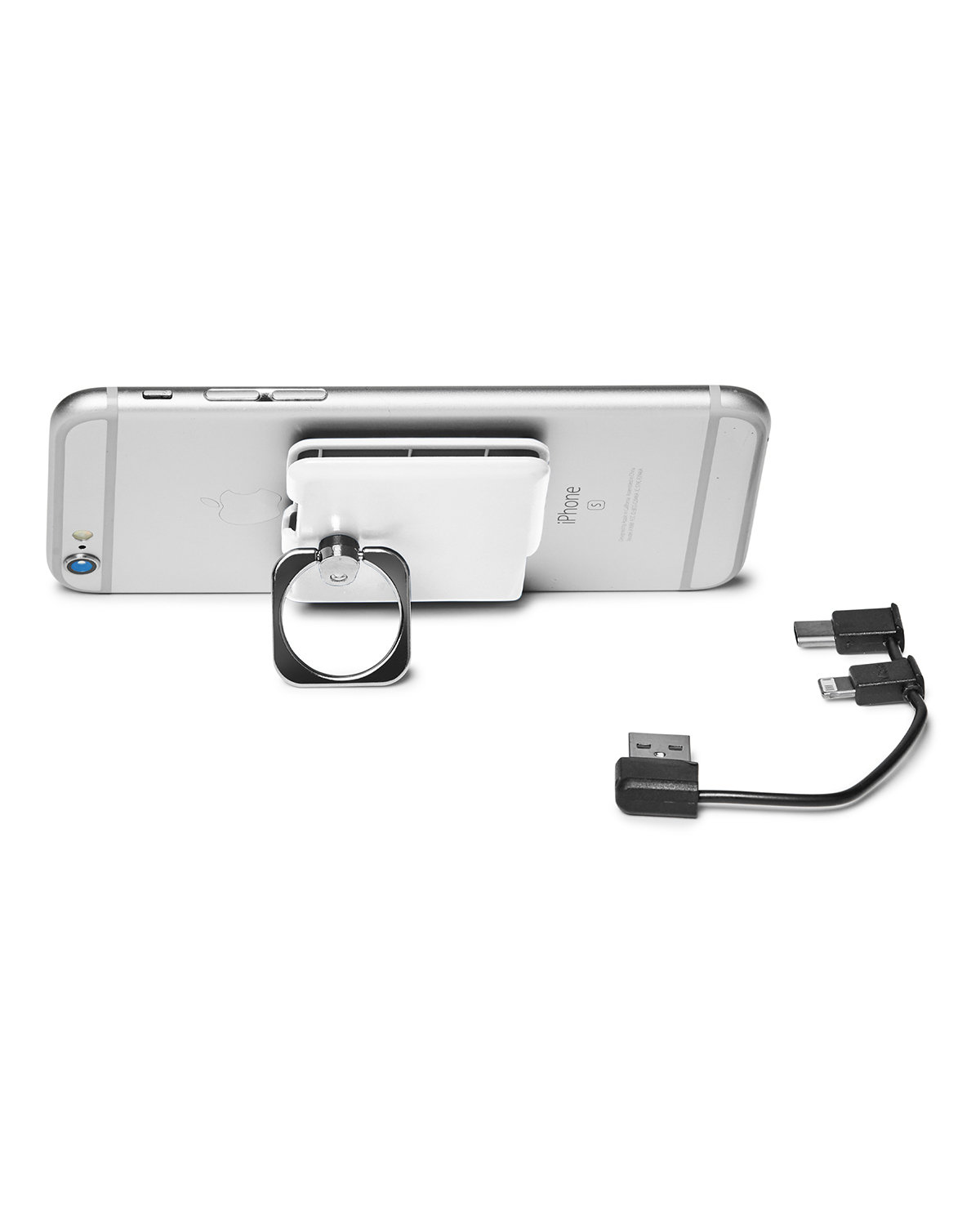 Square Charging Cable and Phone Stand. 15