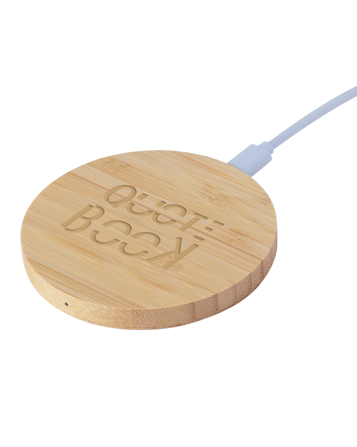 Bamboo 15W Wireless Charging Pad 11