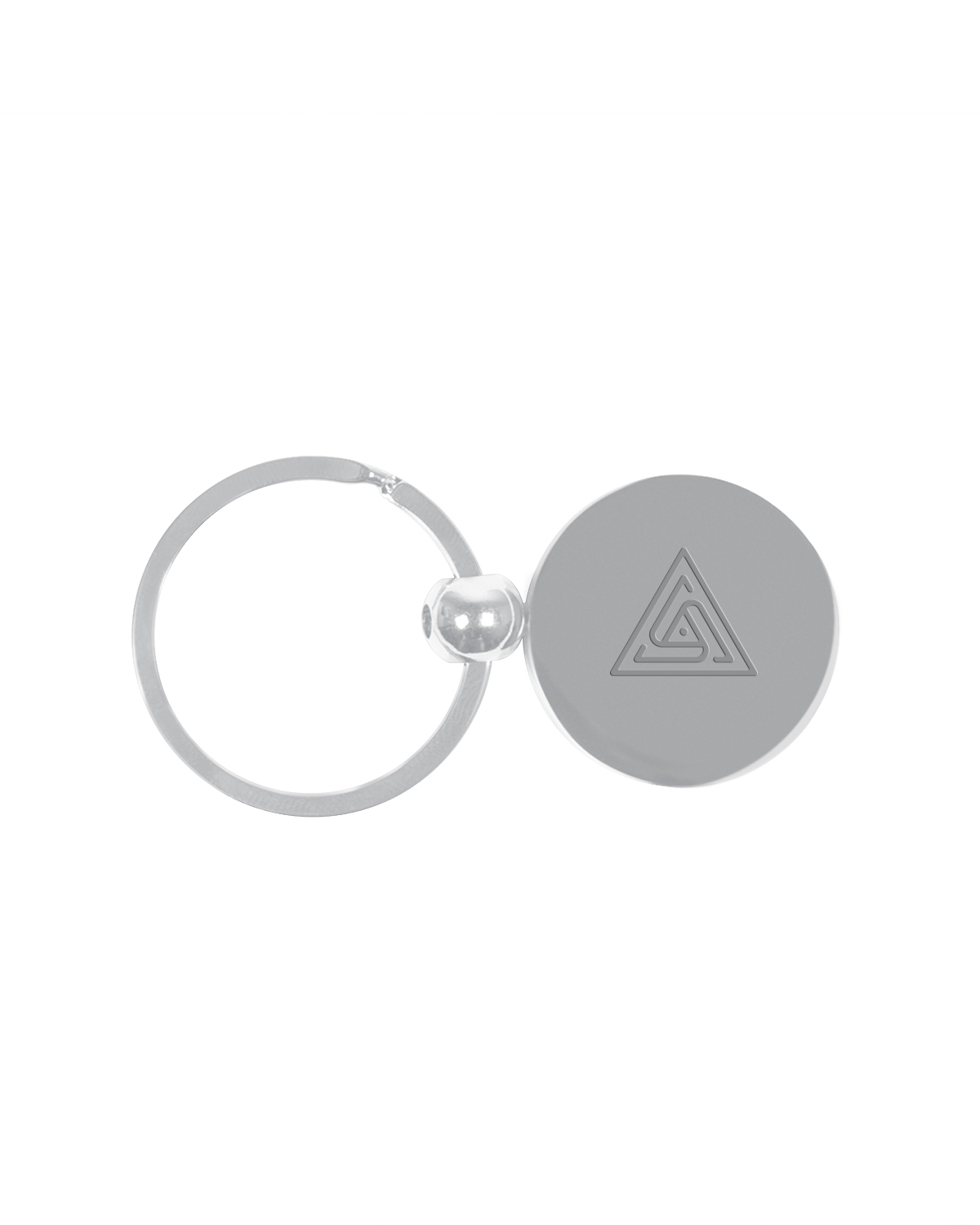 Round Metal Keychain 2