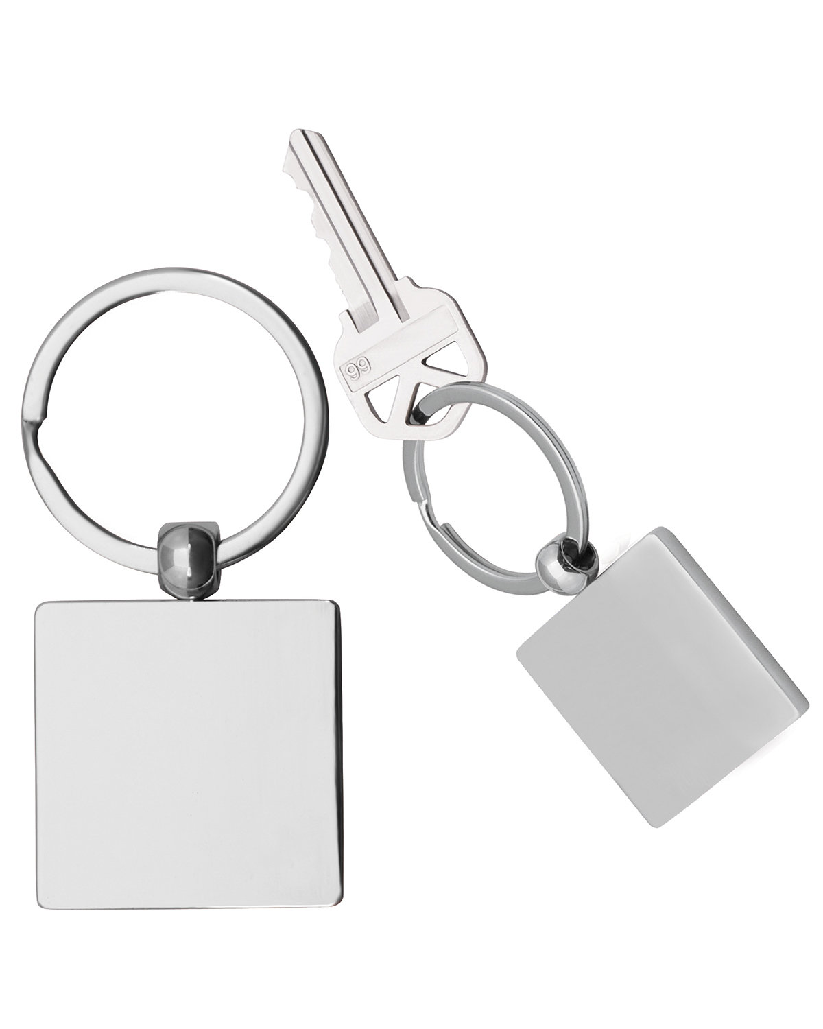 Square Metal Keychain 5