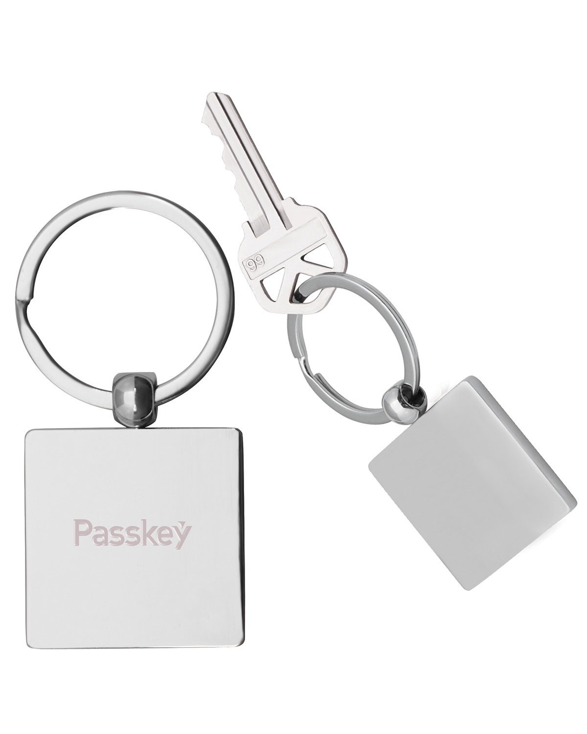 Square Metal Keychain 4
