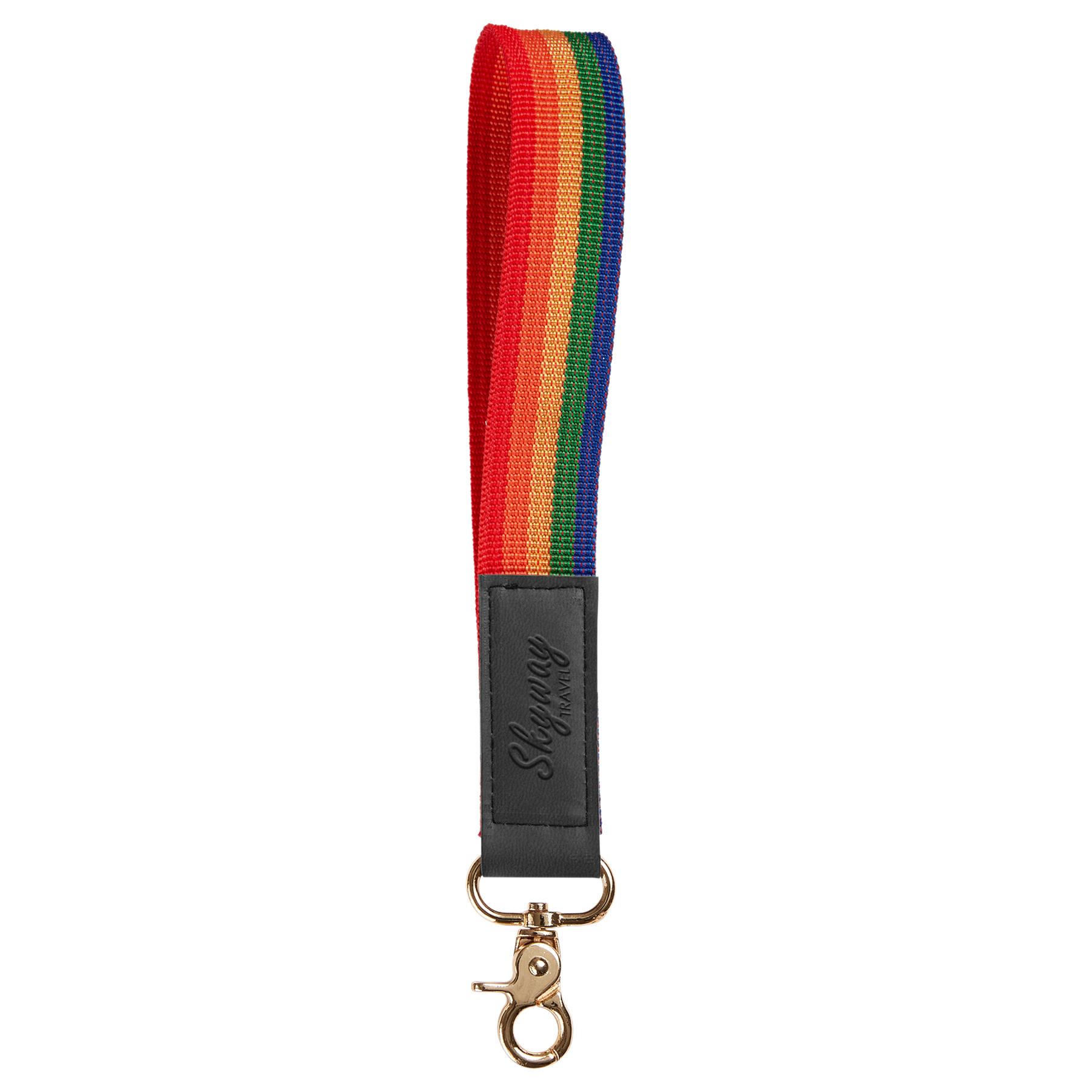 Rainbow Pride Wrist Strap Keychain 1
